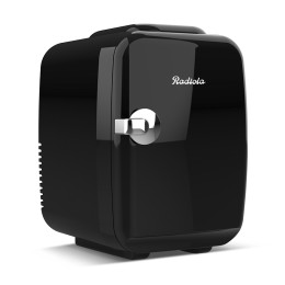 RADIOLA - RAMF4B - Mini frigo cosmétiques et boissons - 4 Litres - Fonction froid et chaud - Balconnet - Tablette intérieur